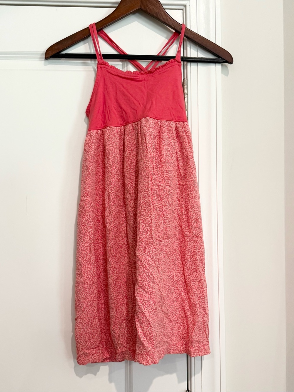 NWOT GAP Coral Pink Spaghetti-Strap Casual Dress